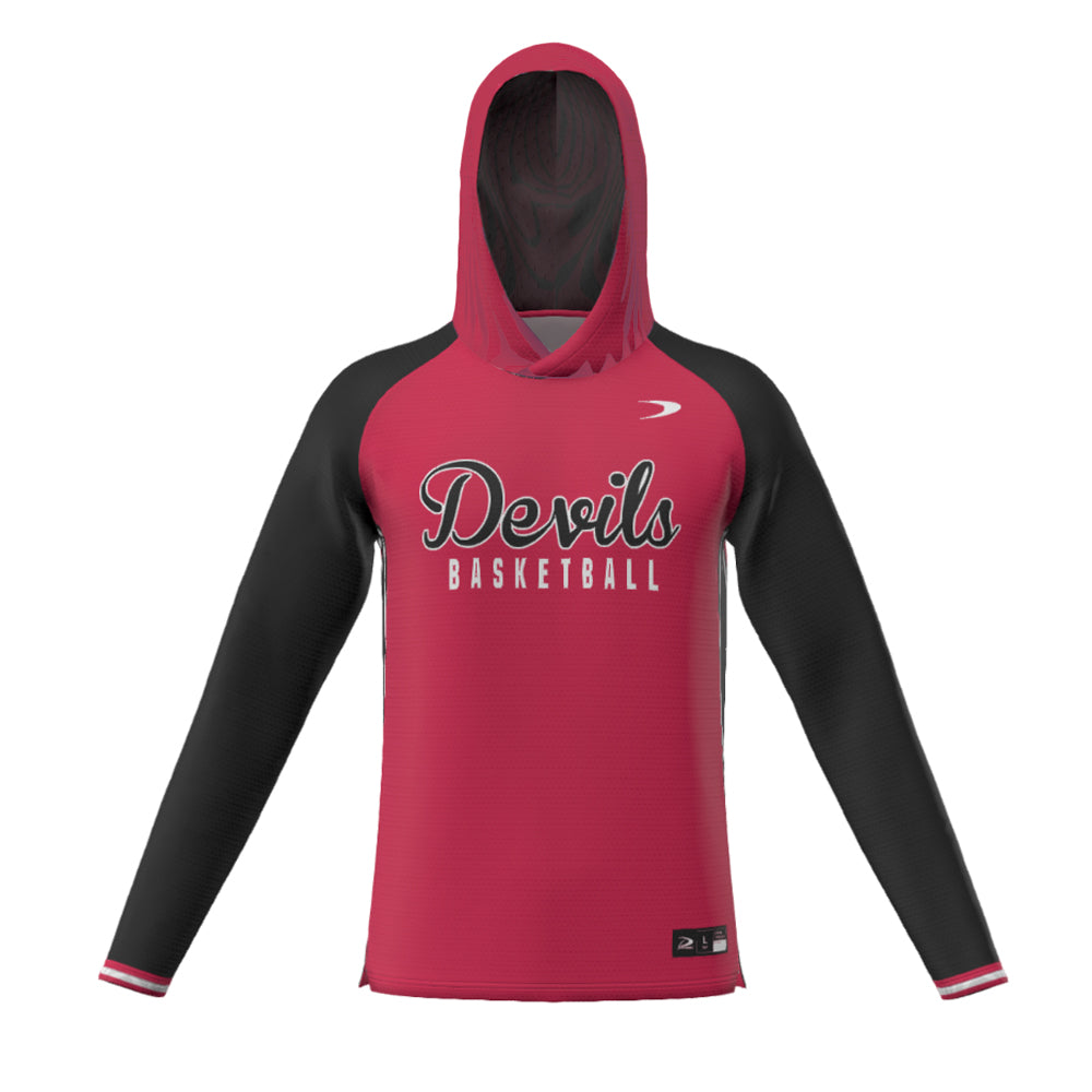 DUNK LONG SLEEVE HOODED SHOOTING SHIRT CORE Dynamic Team Sports