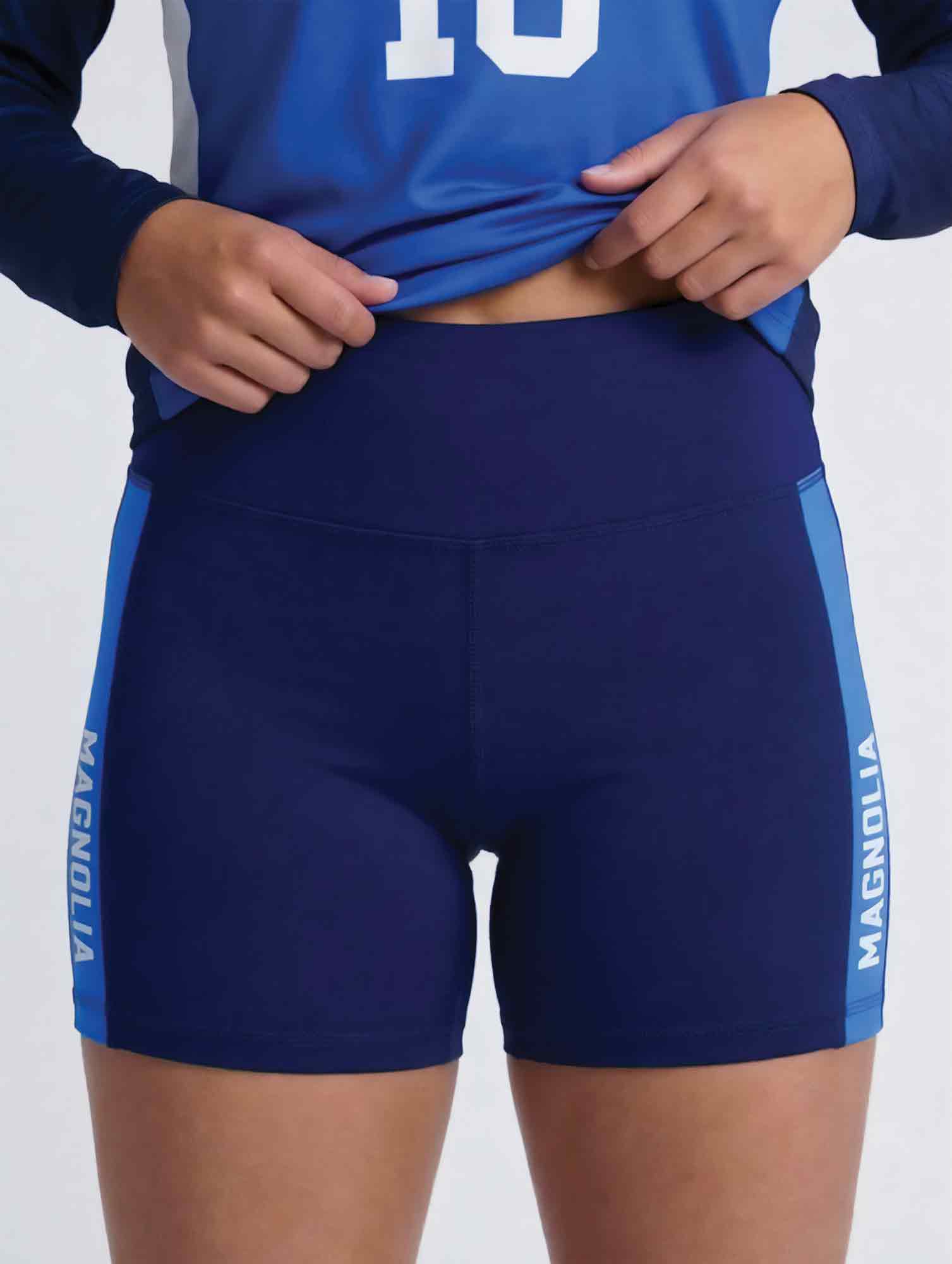Hybrid Set-Point High-Waisted Volleyball Shorts