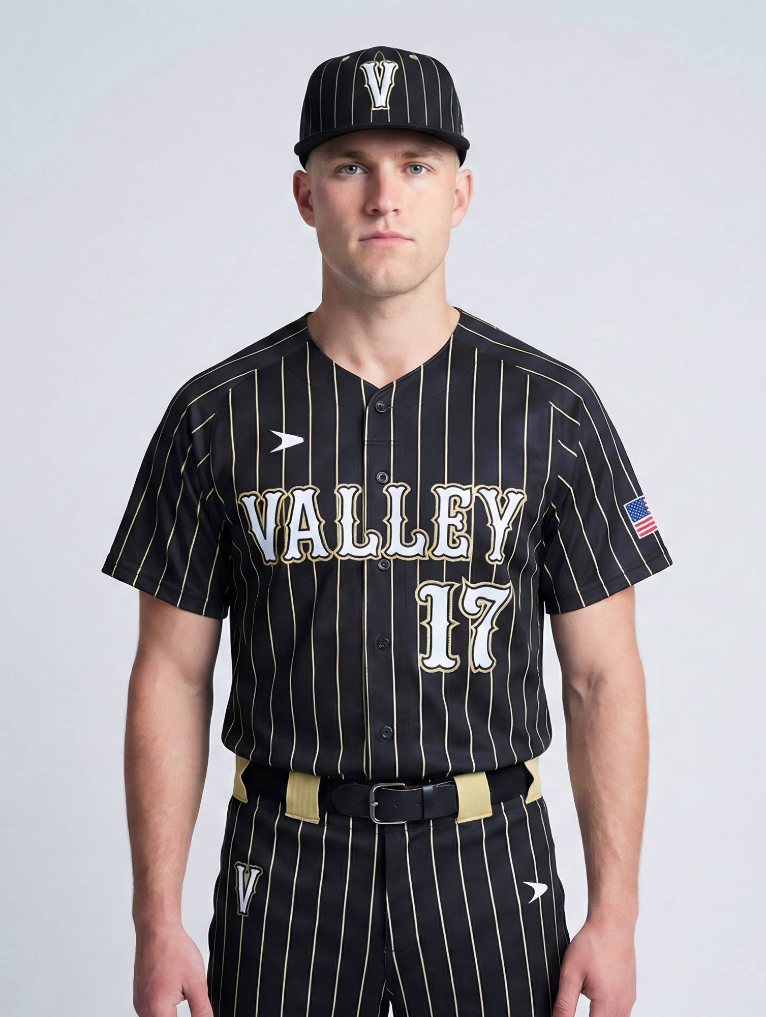 Hybrid Legend-SUB Short Sleeve Faux Button Baseball Jersey