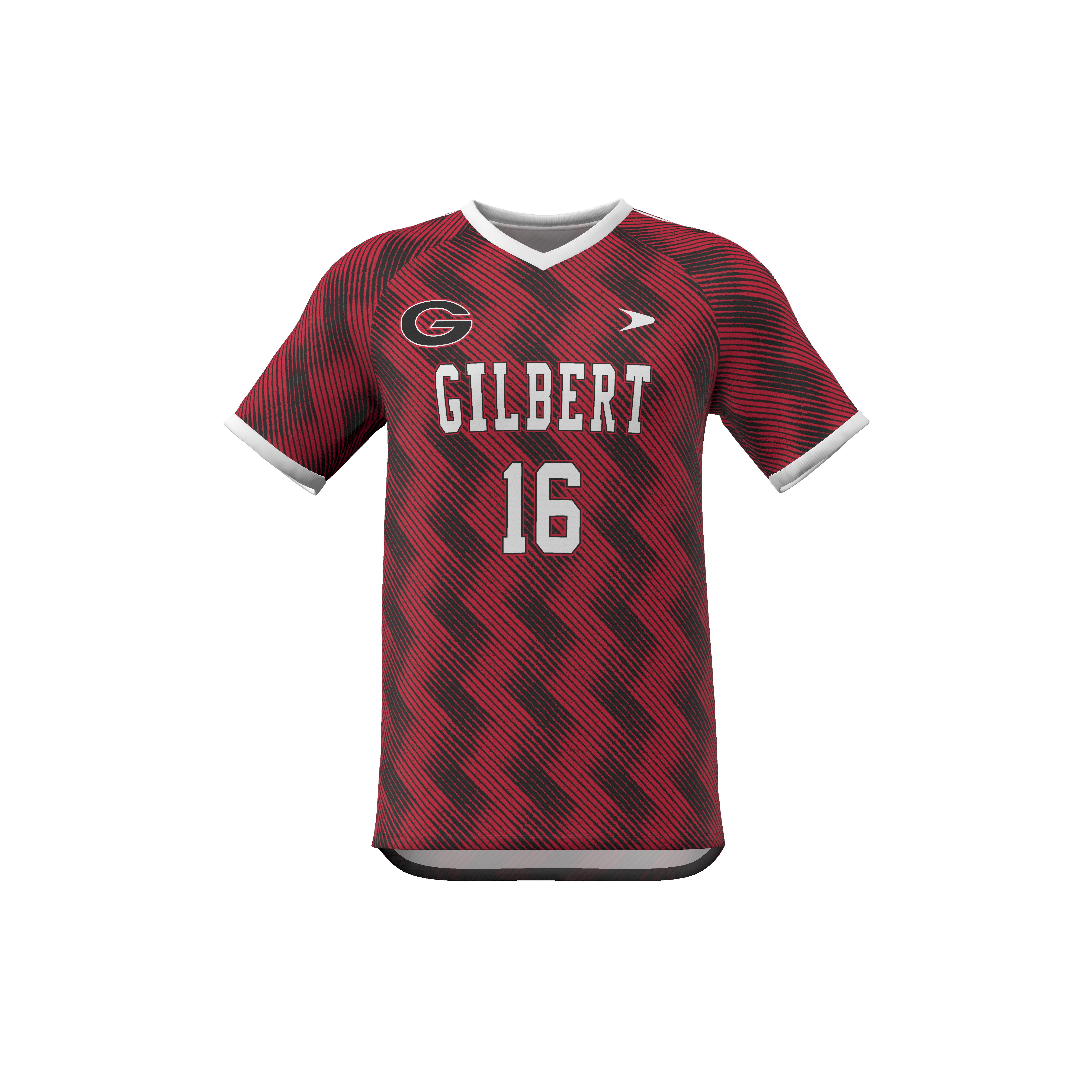 Cross V-Neck Soccer Jersey