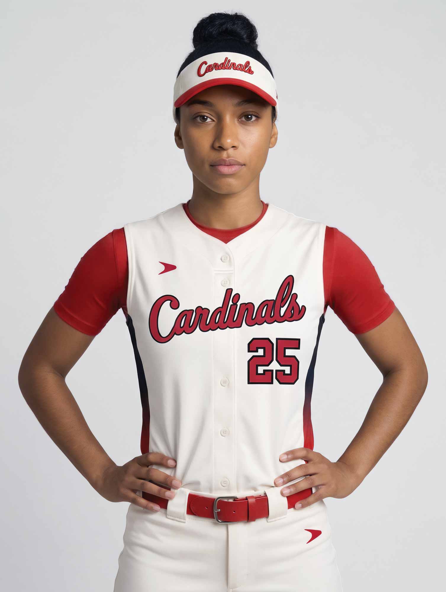 Hybrid Legend-PD Sleeveless Faux Button Baseball Jersey