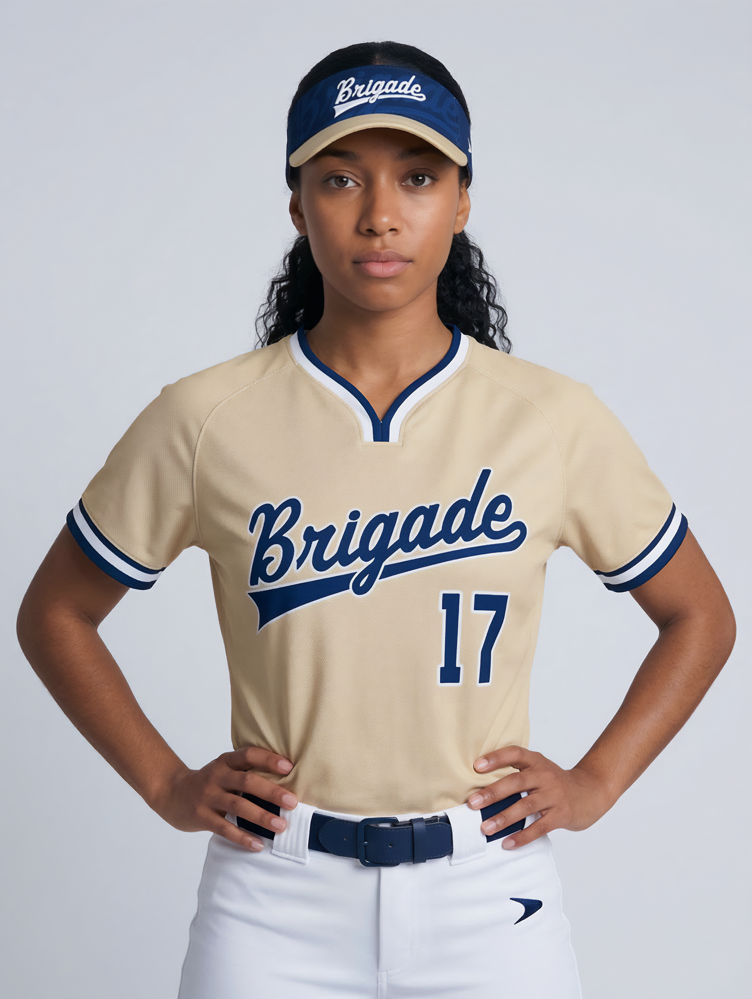 Cycle Short Sleeve V-Neck Baseball Jersey