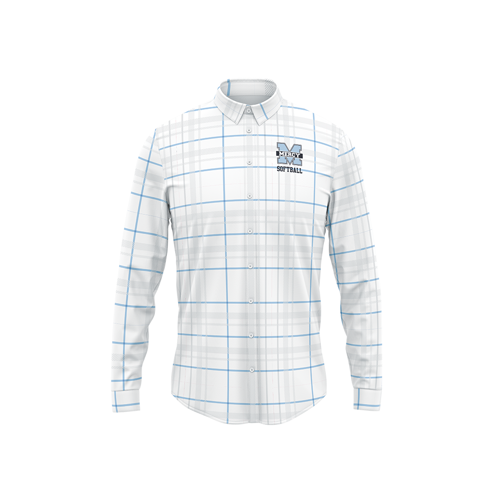 Full Button Long Sleeve Dress Shirt