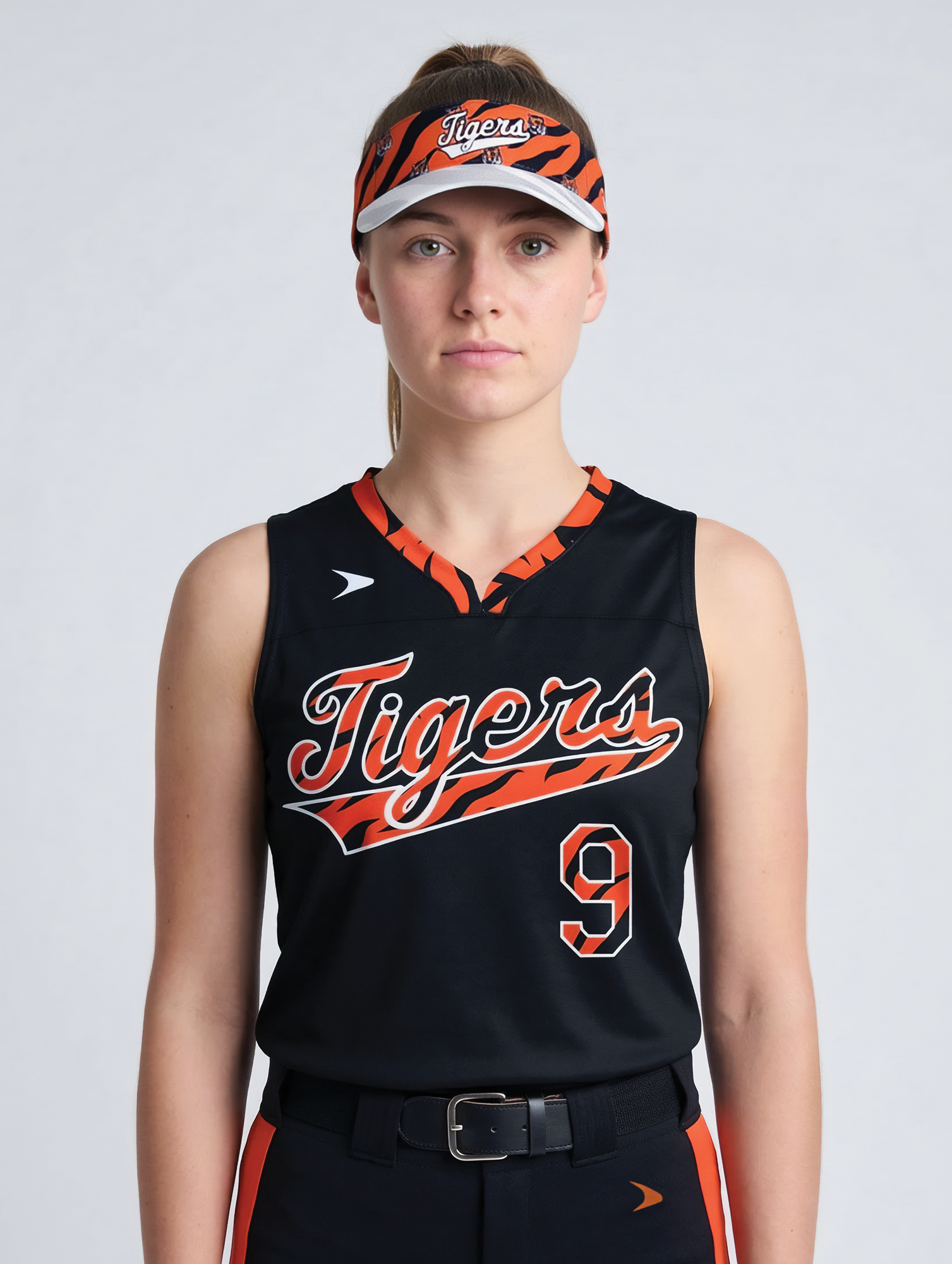 Cycle Sleeveless Racerback V-Neck Baseball Jersey