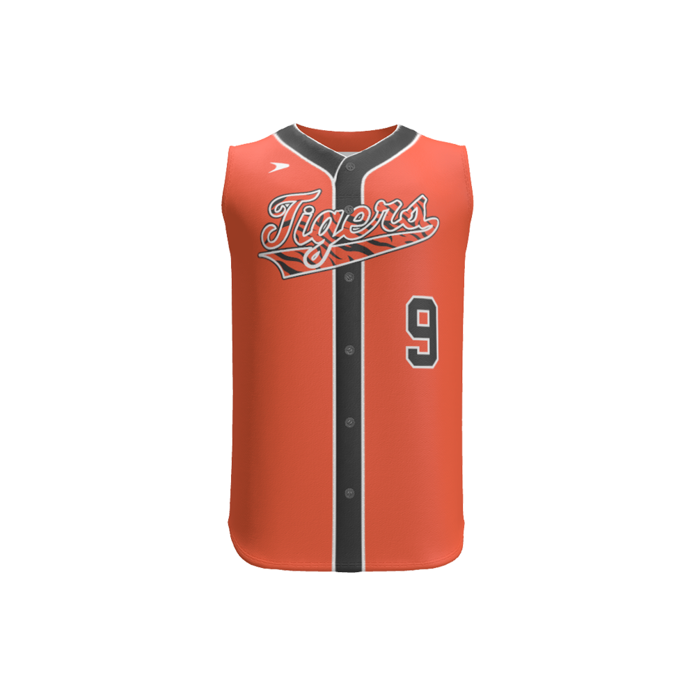 Hybrid Legend-SUB Sleeveless Faux Button Baseball Jersey