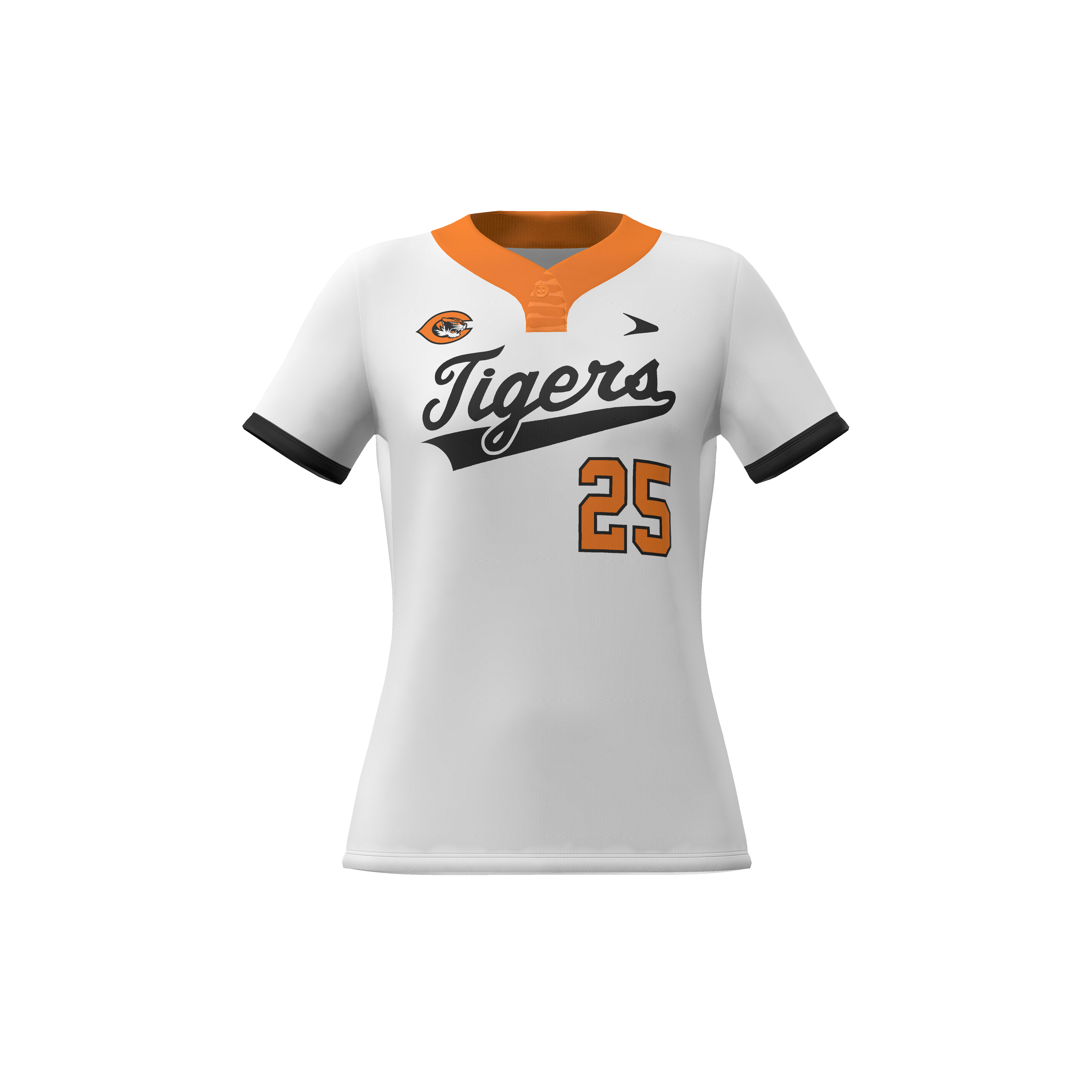 Rise Short Sleeve 1-Button Softball  Jersey